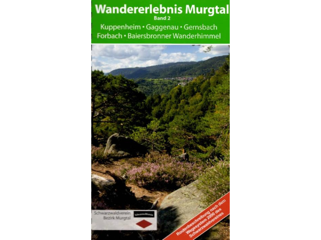 Wanderführer Wandererlebnis Murgtal Band 2 mit Tourenbeschreibung.